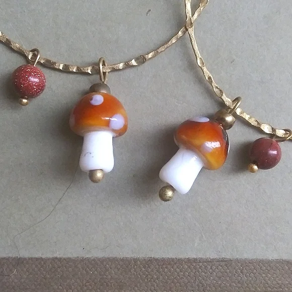 'Into the Woods' XL Hoops - Picture 2 of 4